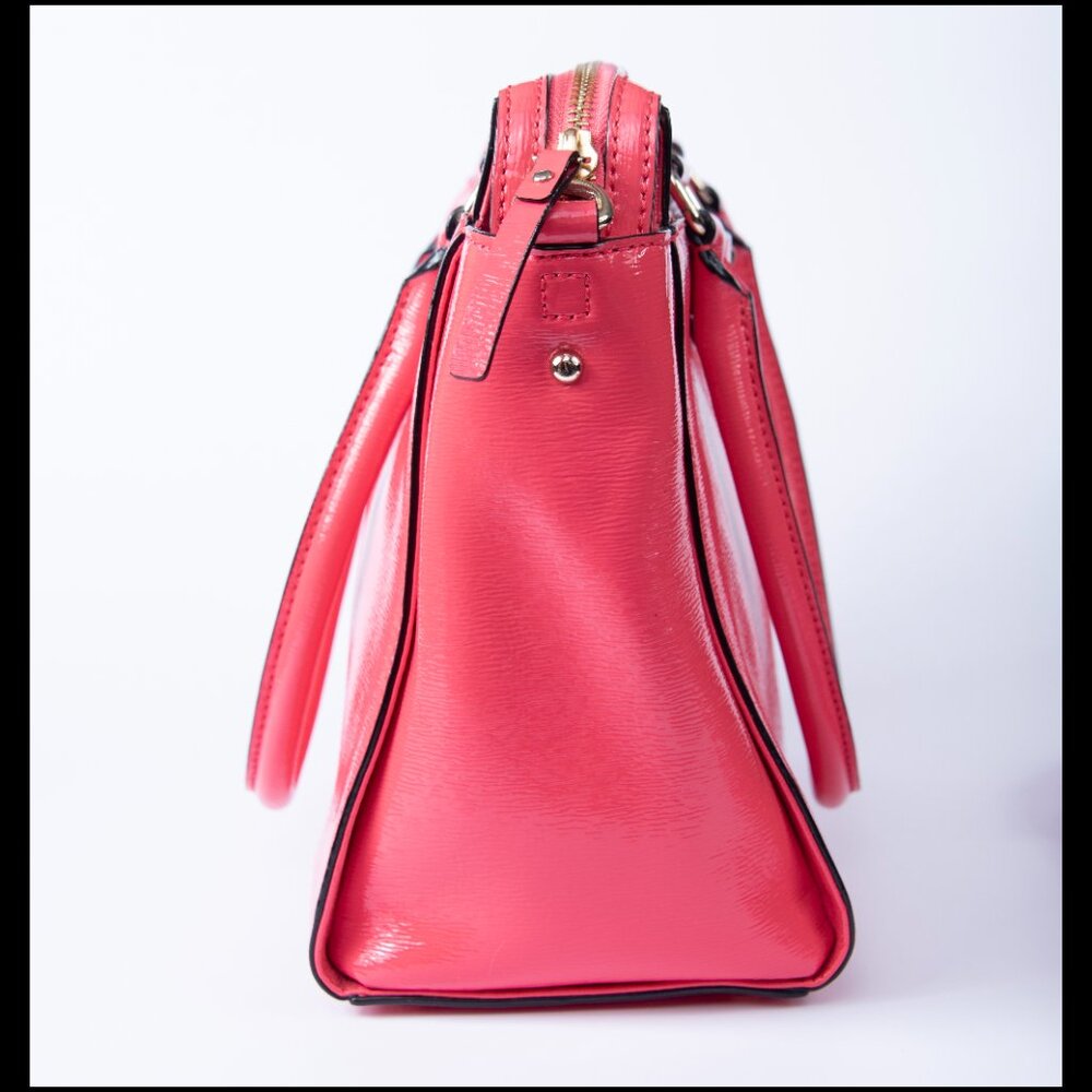 Kate Spade Beacon Court Jeanne Strawberry Patent Leather Satchel Purse EUC - Picture 4 of 8